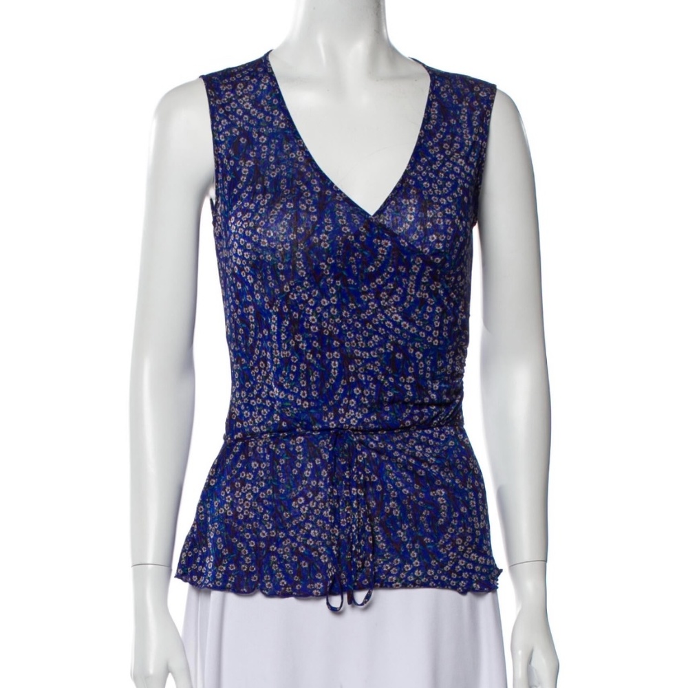 Diane von Furstenberg Silk Printed Top